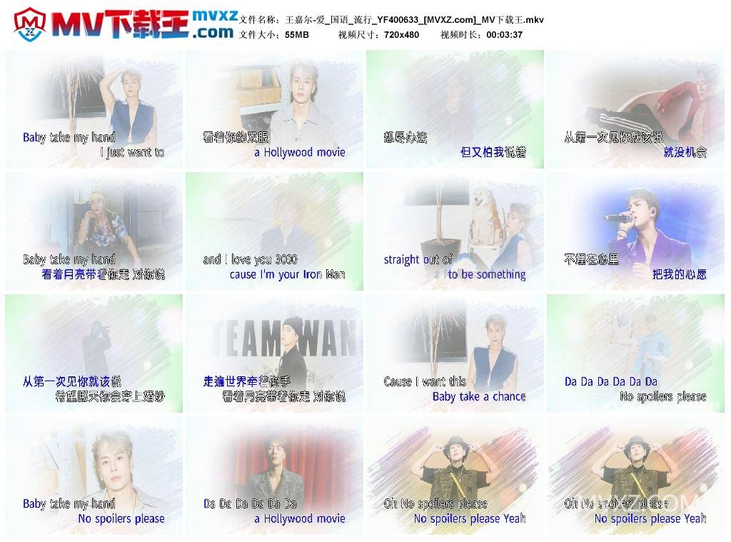 王嘉尔-爱_国语_流行_YF400633